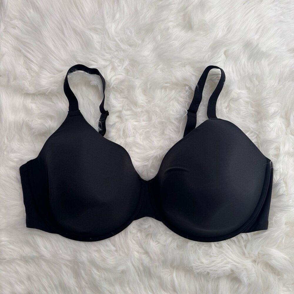 Skims Fits Everybody T-Shirt Bra Onyx Size 44DD